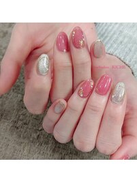 雪の結晶ネイル！
