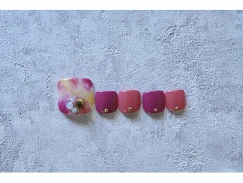 プチリリィ(Petit Lily)/カラフルタイダイフットジェル