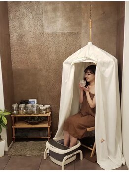 テテ ソワン(tete-soin)の写真/辛い冷えにお悩みの方におすすめ◇ハーブテントで全身を芯からじんわり温め、めぐりを整えます◎