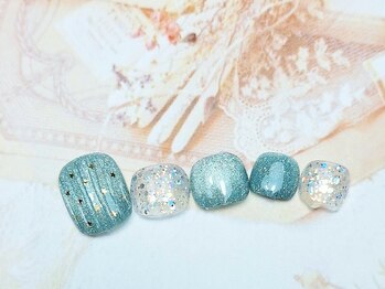 ニコ(nico)/12月フット【親指アート】