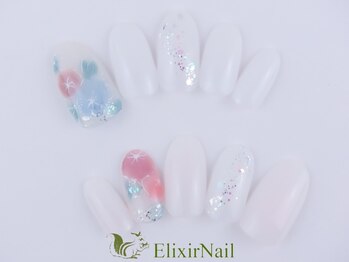 エリクサーネイル 神田(Elixir Nail)/シンプル/クーポン使用