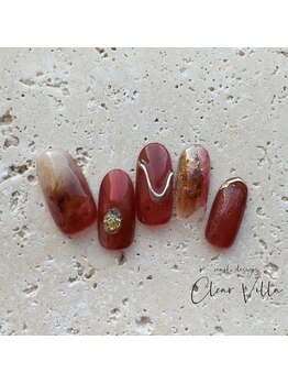 ネイルサロンクリアヴィラ(nail salon clear villa)/Design nuance¥9990