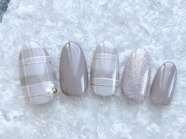 チェックネイル☆