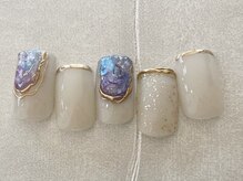 エムドットネイル 池袋(m.nail)/うるビジューニュアンス