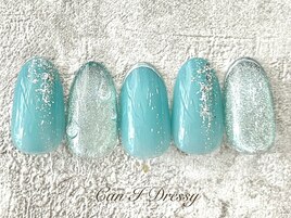 大人かわいい梅雨ネイル¥7,000