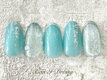 キャンアイ ドレッシー 横須賀中央店(Can i Dressy)/大人かわいい梅雨ネイル¥7,000