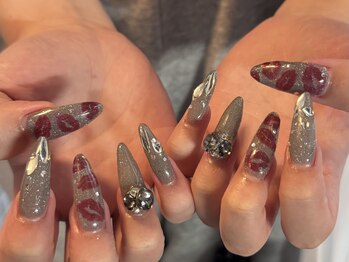 ゆびノさき +tennoji/グレーキラキラ！