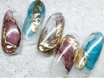 チェリーズネイル(Cherrys Nail)/秋 ニュアンス インクネイル