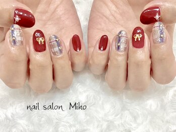 ミコ(Miko)の写真/【定額デザインが豊富！！】毎月変わるデザインがおすすめ♪カラー変更◎パラジェル変更◎パーツ追加¥55～