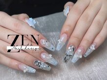 ゼン ネイル デザイン 池袋(ZEN NAIL DESIGN)/* 長 さだしやり放題×つけ放題