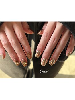 バレンタインネイル