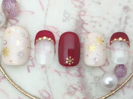 クリスマスネイル