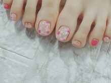 ネイルアンドアイラッシュサロン エスポアール(nail&eyelash salon espoir)/桜　春ネイル