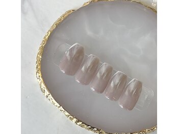 チェリッシュ アンド ジェニ(CHERISH&JENNI)/オーロラフレンチネイル ¥5980