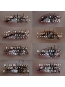 リル 丸の内店(Rill)/マツエクデザインによる魅せ方