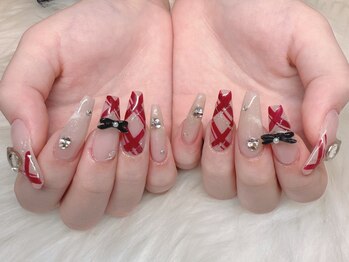 モカ 心斎橋(moca by Lee)/【Nanako】バレンタインネイル