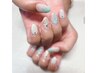 【オフ無料】30種類定額★全アート★手・足セット割11000円(税込12100円)