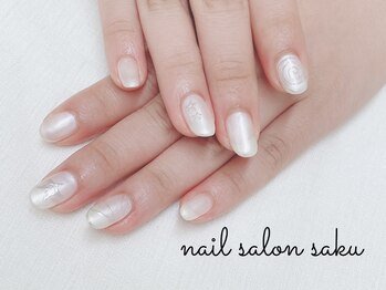 サク(saku)/持ち込み/シルバーミラーアート