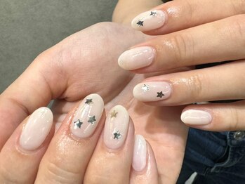 ソワン 恵比寿(Soin)/パールホワイト×スターネイル