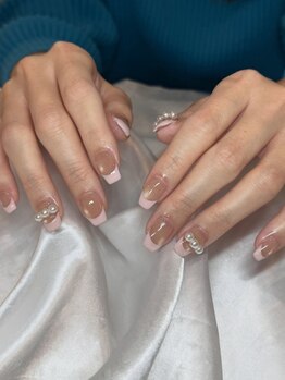 ロミー(Rommy)/フラッシュフレンチネイル