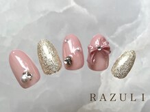 ネイルアンドジュエリーラズリ(Nail＆Jewelry RAZULI)/ガーリーリボン