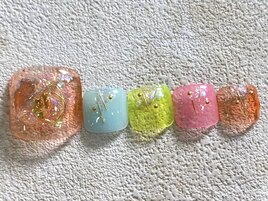 カラフルクリアネイル