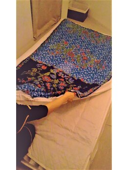 ヌアボーランブルー Nuad Bo Rarn BLUE/施術後のリネンは全て交換