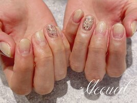 イエローグラデーションネイル