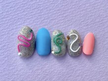 ネイルマフィア 渋谷(NAIL MAFIA)/うねうねワイヤーネイル