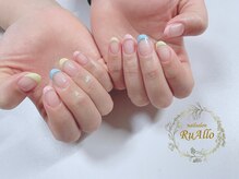 ルアロ(RuAllo)/フレンチネイル＋追加2色