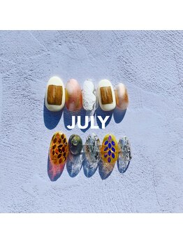トゥーネイル バイ フォーク 仙川(To.nail byFOLK)/7月定額デザイン