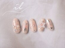 イル 神戸店/星×チークネイル