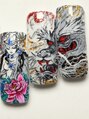 ラッキーネイル(lucky nail) アートネイル、コンテストに向けて使った作品です!