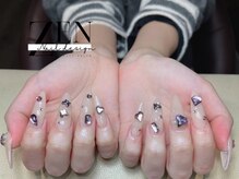 ゼン ネイル デザイン 池袋(ZEN NAIL DESIGN)/長さだしやり放題×つけ放題