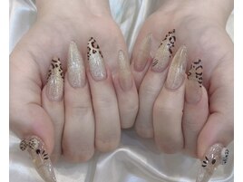 キラキラレオパードフレンチ
