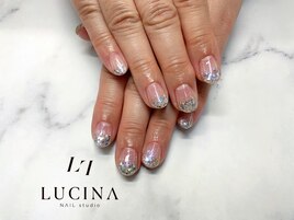 I-86 ラメ×ホログラムネイル