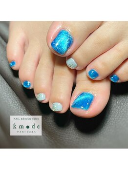 ケイモードネイル(kmode)/大人の秋のフットネイル