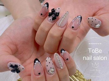 ネイルサロン トゥービー 御徒町上野(To Be)/パーツ付け放題コース8990円