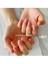 ミミクロレ(MiMi colorer)/桃ネイル