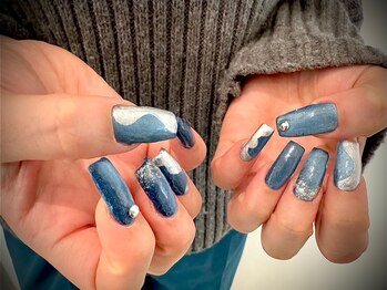 ヌル ネイル 堀江(NURU NAIL HORIE)/ブルべマグネットメタリック☆