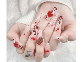 ハートネイル、バレンタイン