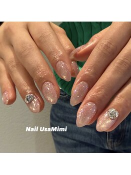 ネイル ウサミミ(Nail UsaMimi)/マグネット+オプションビジュー