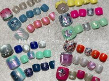 バブラブの雰囲気（foot nailサンプル&持ち込み大歓迎^_^角質除去もあり◎）