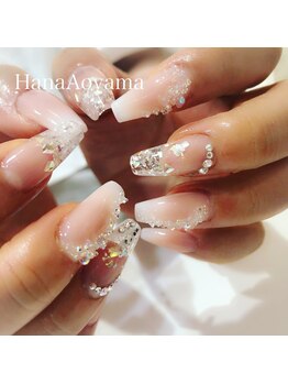 ネイルサロン ハナアオヤマ 堂山店(Nailsalon HanaAoyama)/クリスタルピクシー