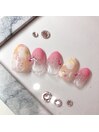 プルメリアネイル♪8980円