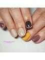 ベリス(Bellis.)&nbsp;マット仕上げにチェーンアートくすみカラーでまとまり