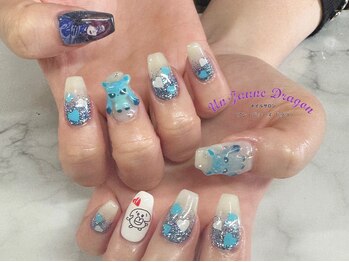 アン ジョーヌドラゴ/【自爪ネイル】ブルーネイル