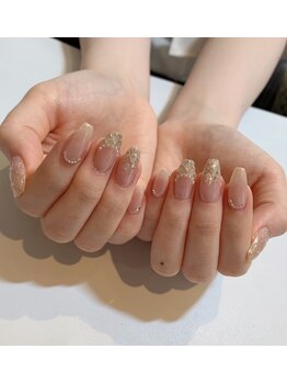 ダリア 西大寺本店(DAHLIA)/ホワイトネイル♪