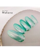 マカナ(Makana)/ぷっくりミラーネイル