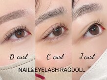 リュクス/J/C/Dカール　比較写真